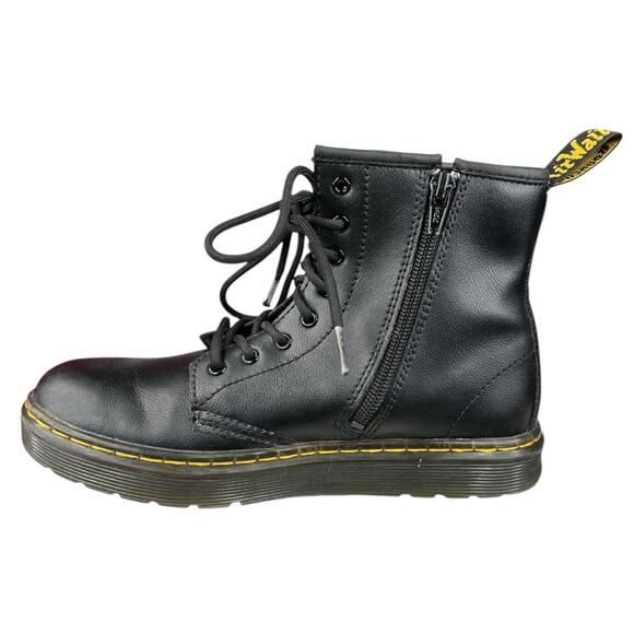 Dr. Martens Unisex Zavala J Black Lace Up Combat Boot Size M 4 W 5 - Picture 2 of 10